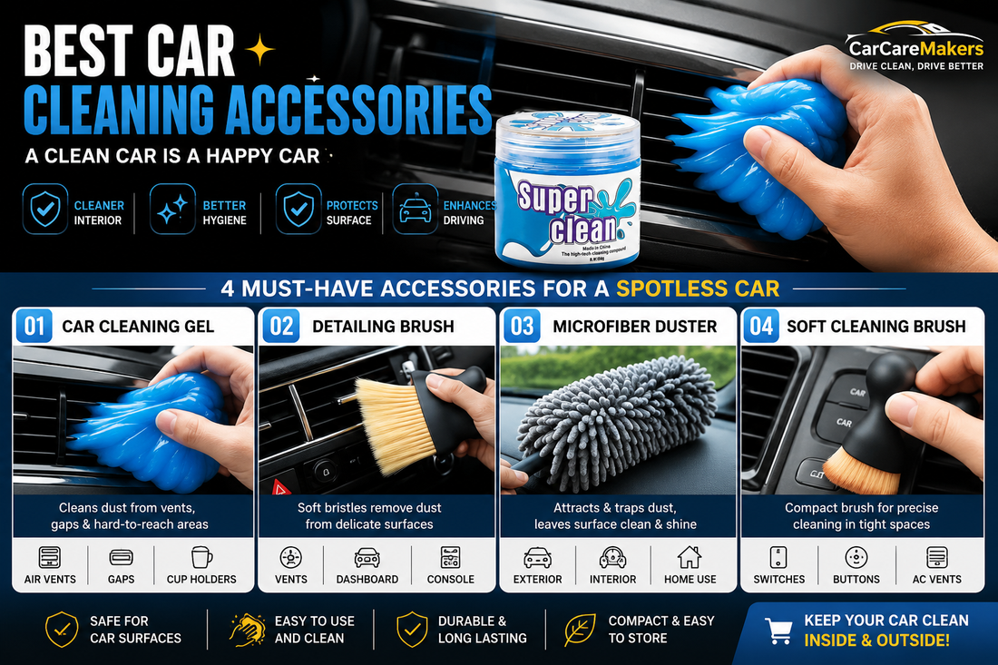 Best Car Cleaning Accessories for a Clean & Fresh Car Interior