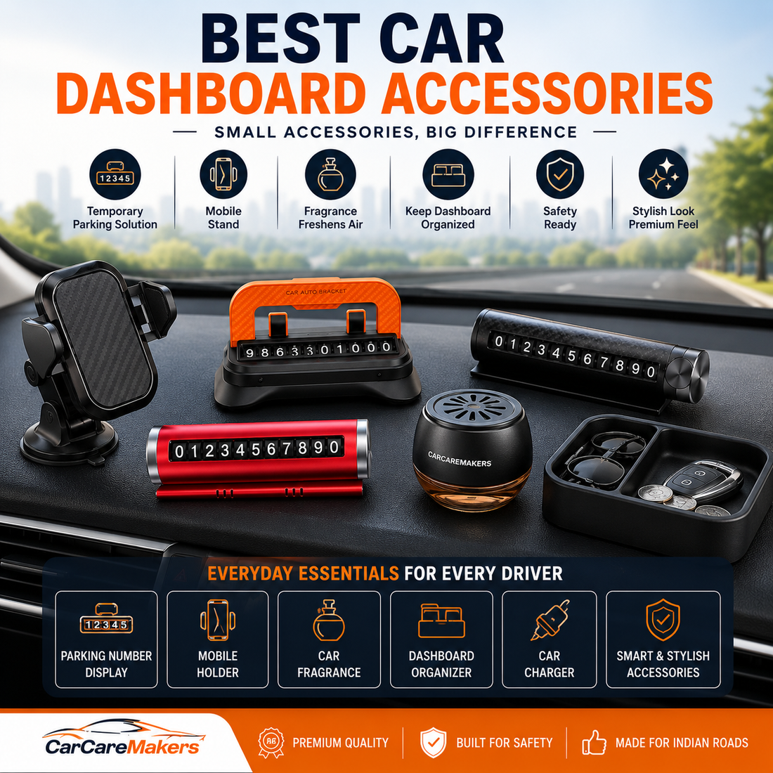Best Car Dashboard Accessories for a Smarter & More Organized Drive