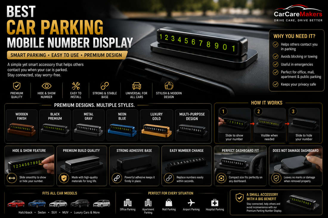 Best Car Parking Mobile Number Display for Every Car Owner in India
