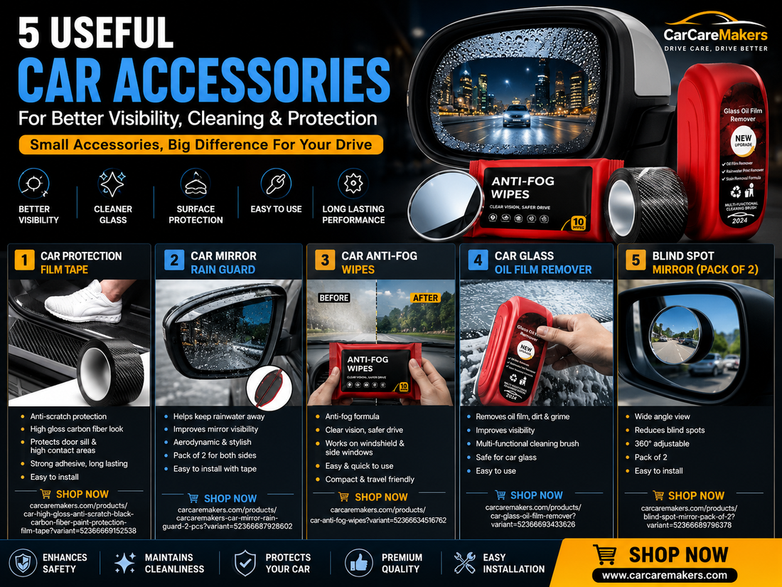 Shop Useful Car Accessories at CarCareMakers