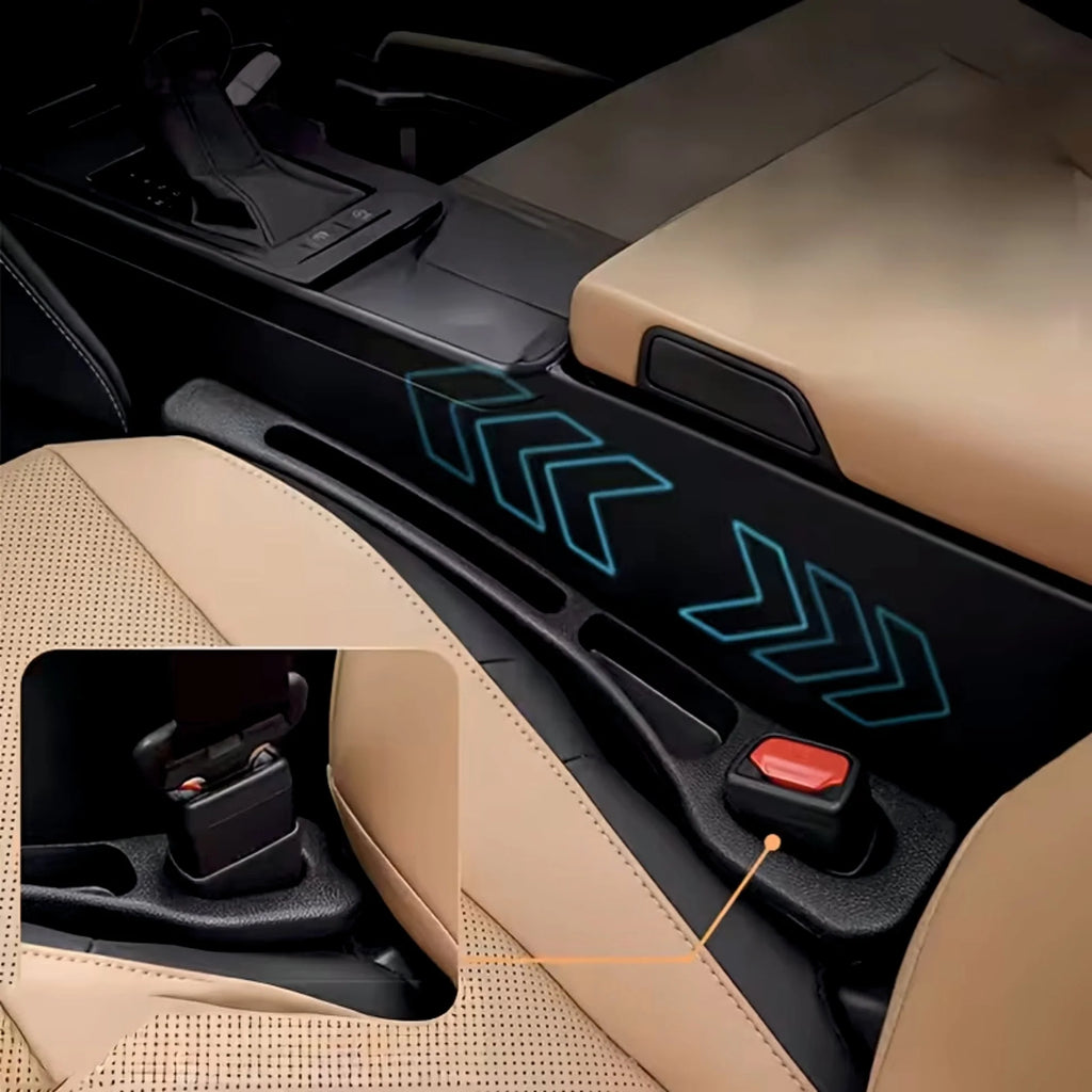 Car Seat Side Gap Filler Black Pcs - 2