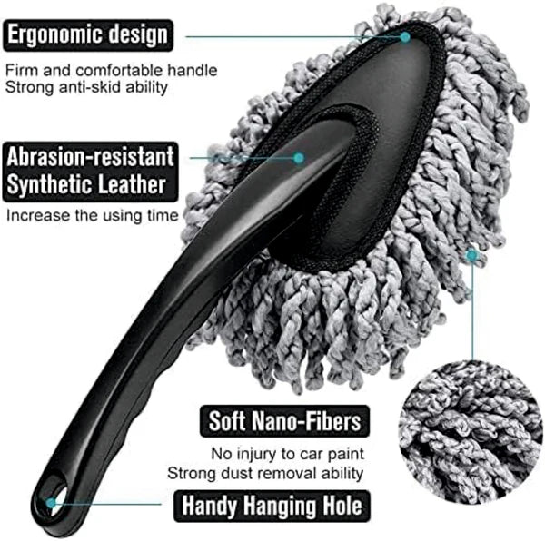 Duster Mop for Car Small Duster Car Cleaning Tool Microfiber Cleaning Brush