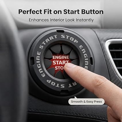 Car Start Stop Button Cover Creative Engine Start Stop Button Cover