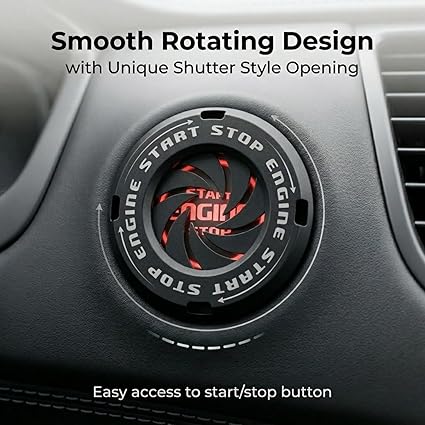 Car Start Stop Button Cover Creative Engine Start Stop Button Cover