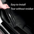 Car High Gloss Anti Scratch Black Carbon Fiber Paint Protection Film Tape