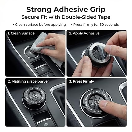 Car Start Stop Button Cover Creative Engine Start Stop Button Cover