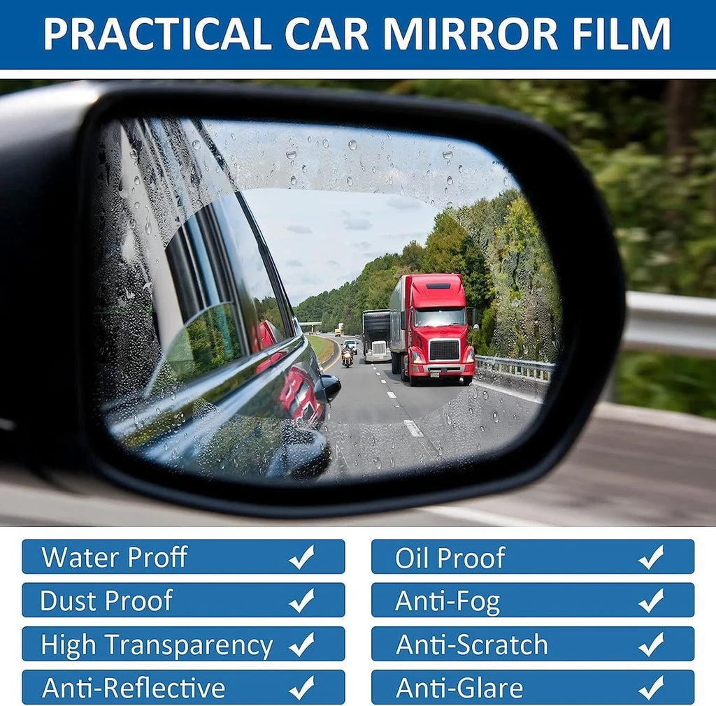 CarCareMakers Car Mirror Rain Guard (2 Pcs)