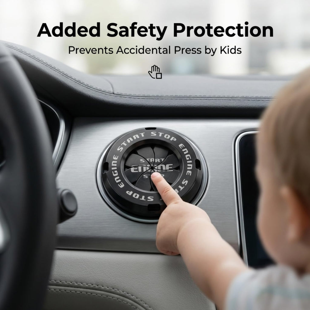 Car Start Stop Button Cover Creative Engine Start Stop Button Cover