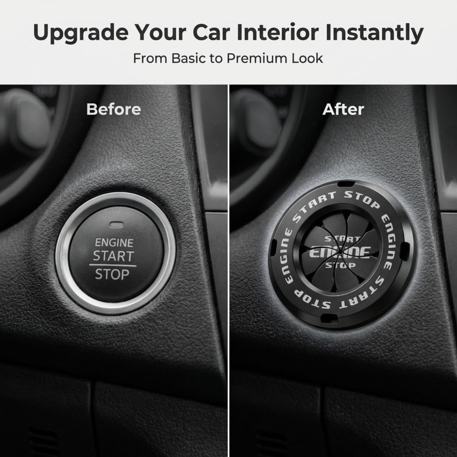 Car Start Stop Button Cover Creative Engine Start Stop Button Cover