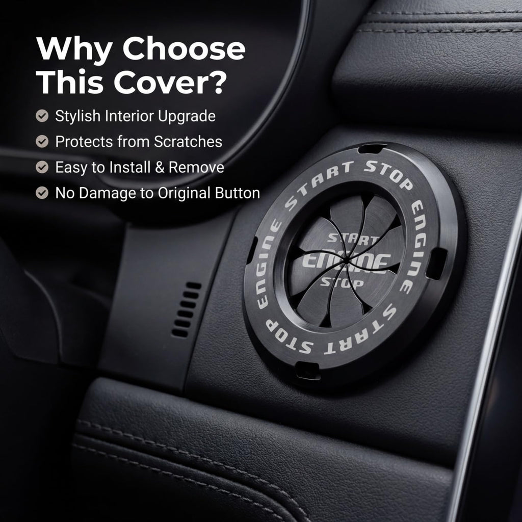 Car Start Stop Button Cover Creative Engine Start Stop Button Cover