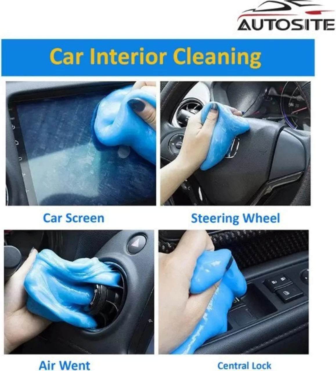 Car Cleaning Gel Slime Dust Remover for Car Vent Keyboard Dirt Cleaner