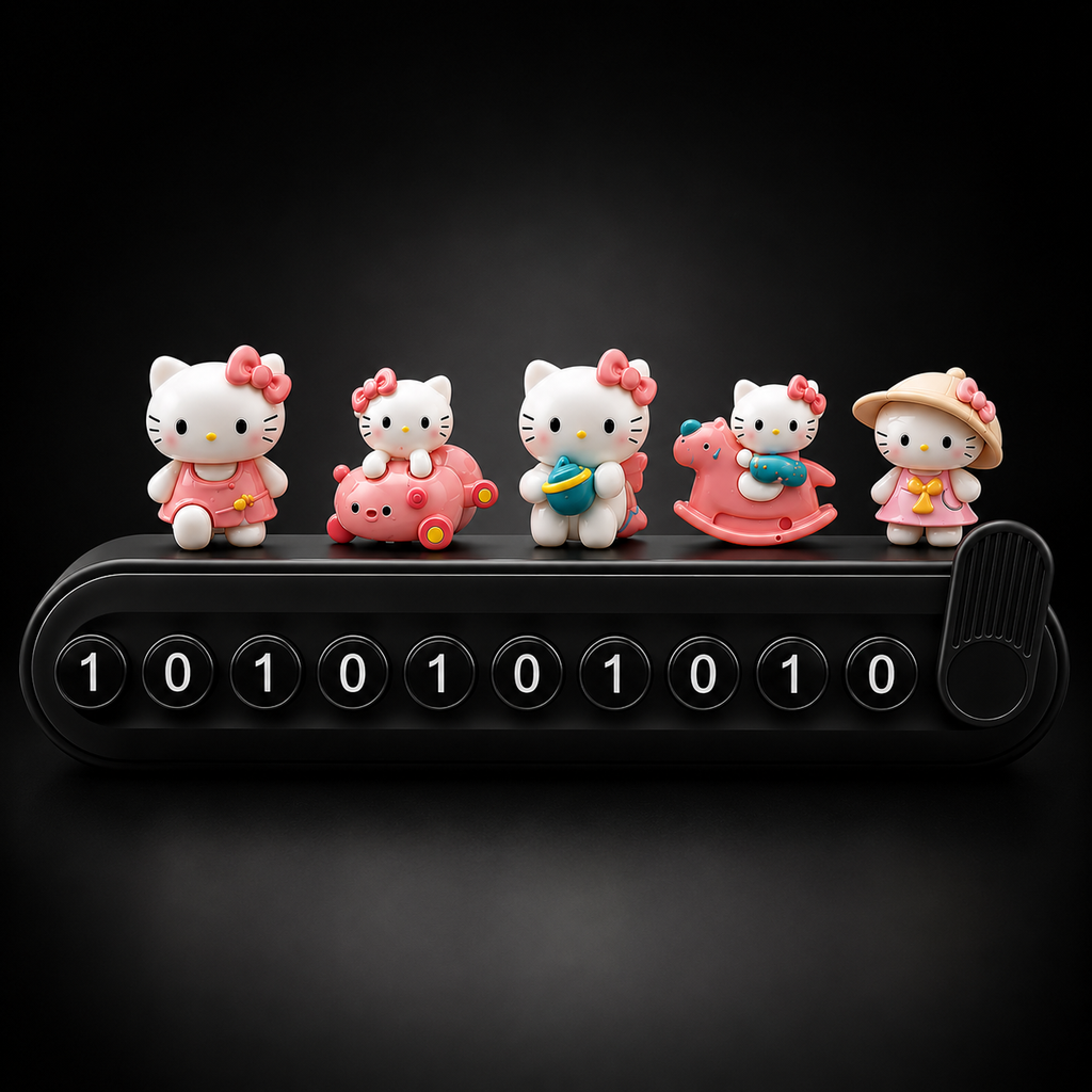 kitty number plate