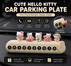 kitty number plate
