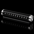 car parking number plate black
