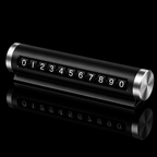 car parking number plate black