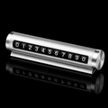 car parking number plate silver