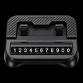 car phone holder and number plate black