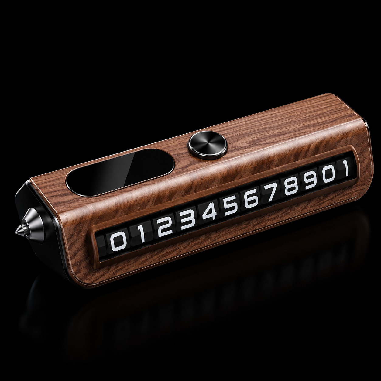 premium car parking numbeer plate wooden