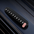 Temporary Car Parking Contact Number Display With Air Fragrance Facility Balck Color