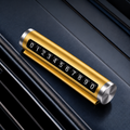 Temporary Car Parking Number Metal Display - Gold